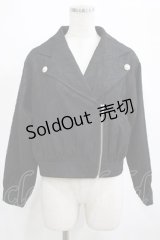 Ank Rouge / レースボンディングZIPブルゾン M ブラック H-25-03-20-025-CA-JA-NS-ZH