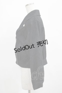 画像2: Ank Rouge / レースボンディングZIPブルゾン M ブラック H-25-03-20-025-CA-JA-NS-ZH