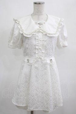 画像1: Ank Rouge / ダブルプチリボンコンビネゾン M オフ H-25-03-20-028-CA-OP-NS-ZH
