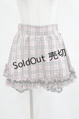 Princess Melody / チェック柄セットアップのスカパン Free ピンク H-25-03-20-029-EL-SK-NS-ZH