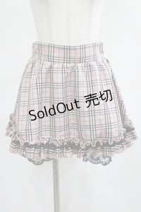 Princess Melody / チェック柄セットアップのスカパン Free ピンク H-25-03-20-029-EL-SK-NS-ZH