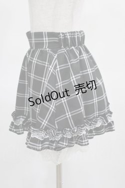 画像2: Princess Melody / チェック柄セットアップのスカパン Free ブラック H-25-03-20-030-EL-SK-NS-ZH