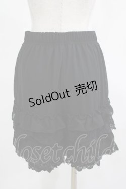 画像3: axes femme POETIQUE / レースフリルペチパンツ M ブラック H-25-03-20-031-AX-PA-NS-ZH