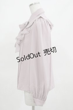 画像2: Ank Rouge / フレアーラッフルリボンタイブラウス M ピンク H-25-03-20-035-CA-BL-NS-ZH