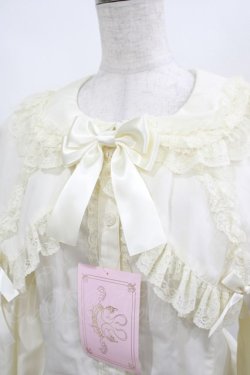 画像4: metamorphose / 【プラスサイズ】ケープ付き丸襟ブラウス プラスサイズ アイボリー H-25-03-20-036-ME-BL-NS-ZH