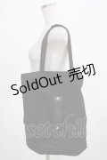 Maison de FLEUR / リボンエコMバッグ  ブラック H-25-03-20-042-LO-BG-NS-ZH