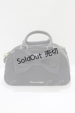 画像2: Maison de FLEUR / Marroncream リボンボストンバッグ  ブラック H-25-03-20-045-LO-BG-NS-ZH