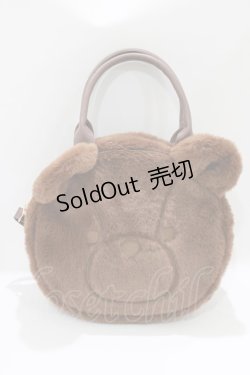 画像2: axes femme kawaii / ふわふわクマバッグ  ブラウン H-25-03-20-047-AX-BG-NS-ZH