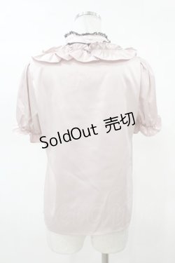 画像2: Ank Rouge / チョーカー付きサテンフリルブラウス M ピンク H-25-03-20-1045-CA-BL-NS-ZH