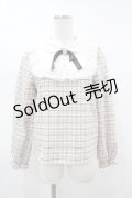 Honey Cinnamon / チェック切替トップス Free ベージュ H-25-03-20-1050-LO-BL-NS-ZH