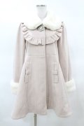Ank Rouge / ラウンドヨークドーリーコート M ピンク H-25-03-20-1061-CA-CO-NS-ZT-C019