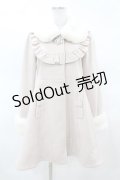 Ank Rouge / ラウンドヨークドーリーコート M ピンク H-25-03-20-1061-CA-CO-NS-ZT-C019
