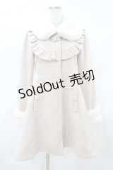 Ank Rouge / ラウンドヨークドーリーコート M ピンク H-25-03-20-1061-CA-CO-NS-ZT-C019