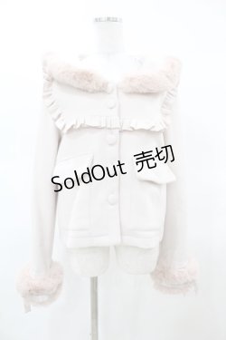 画像1: MA*RS / レースアップセーラー襟ショートコート Free ピンク H-25-03-20-1062-EL-CO-NS-ZH