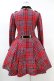画像2: Angelic Pretty / Coat of Armsタータンワンピース Free レッド H-25-03-20-1010-AP-OP-NS-ZH (2)