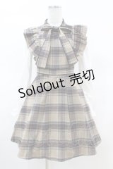 evelyn / チェック切替ワンピース Free ブラウン H-25-03-20-1012-LO-OP-NS-ZH