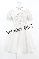 Honey Cinnamon / 千鳥柄スクエアネックワンピース Free ベージュ H-25-03-20-1013-LO-OP-NS-ZH