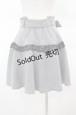 画像2: Ank Rouge / レース×リボンギャザーフレアスカート M ブラック H-25-03-20-1025-CA-SK-NS-ZH