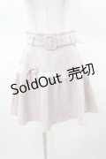 Ank Rouge / レース×リボンギャザーフレアスカート M ピンク H-25-03-20-1026-CA-SK-NS-ZH