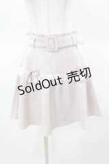 Ank Rouge / レース×リボンギャザーフレアスカート M ピンク H-25-03-20-1026-CA-SK-NS-ZH