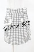 Honey Cinnamon / ツイード台形スカート Free ブラック H-25-03-20-1029-LO-SK-NS-ZH