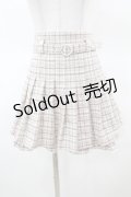 Honey Cinnamon / チェックプリーツスカート Free ベージュ H-25-03-20-1030-LO-SK-NS-ZH