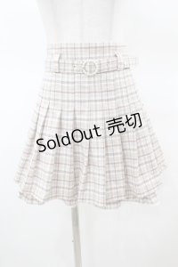 Honey Cinnamon / チェックプリーツスカート Free ベージュ H-25-03-20-1030-LO-SK-NS-ZH