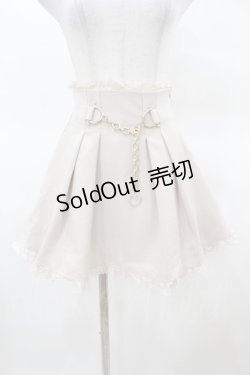 画像1: Rojita / フロント飾りチェーンスカパン Free ベージュ H-25-03-20-1037-LO-PA-NS-ZH