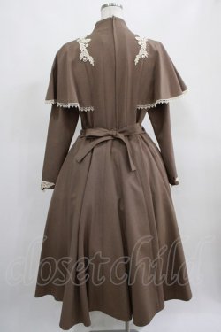 画像3: Innocent World / 聖なる薔薇のケープワンピース L モカ×生成/Mocha×Beige H-25-03-20-005-IW-OP-NS-ZH