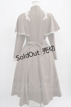 画像3: Innocent World / 聖なる薔薇のケープワンピース L モカ×生成/Mocha×Beige H-25-03-20-005-IW-OP-NS-ZH