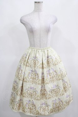 画像4: Enchantlic Enchantilly / Happy Violet Bird柄スカート Free アイボリー H-25-03-20-006-LO-SK-NS-ZH