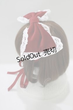 画像2: Physical Drop / 別珍ヘッドドレス  ボルドー H-25-03-20-070-LO-AC-NS-ZH