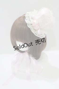 画像1: metamorphose / パール付王冠型ヘッドドレス  ピンク H-25-03-20-079-ME-AC-NS-ZH