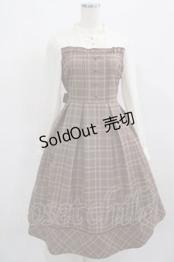 画像1: Amavel / Classical Plaidワンピース Free ブラウン H-25-03-20-009-CA-OP-NS-ZH