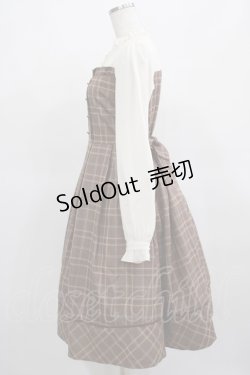 画像2: Amavel / Classical Plaidワンピース Free ブラウン H-25-03-20-009-CA-OP-NS-ZH