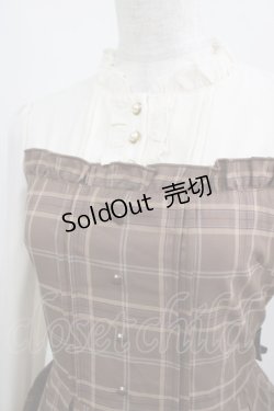 画像4: Amavel / Classical Plaidワンピース Free ブラウン H-25-03-20-009-CA-OP-NS-ZH