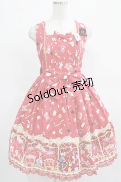 画像1: Angelic Pretty / Star Night Theaterジャンパースカート Free アカ H-25-03-20-002-AP-OP-NS-ZH