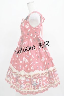画像2: Angelic Pretty / Star Night Theaterジャンパースカート Free アカ H-25-03-20-002-AP-OP-NS-ZH