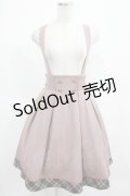 Amavel / Bear Check リボンスカート Free ピンク H-25-03-20-018-CA-SK-NS-ZH