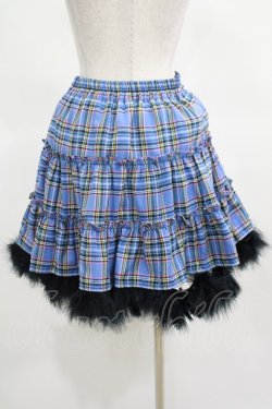 画像3: Jamie エーエヌケー / 裾マラボーティアードスカート M ブルー H-25-03-20-019-LO-SK-NS-ZH