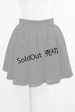 画像1: Ank Rouge / パールバックルレースボンディングスカート M ブラック H-25-03-20-023-CA-SK-NS-ZH