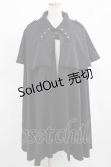 Amavel / Crown Knight マントケープアウター Free ブラック H-25-03-20-024-CA-CO-NS-ZH