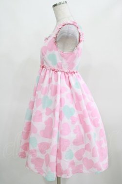 画像2: MILK / ロックンハートベビードール  ピンク×サックス H-25-03-21-026-ML-OP-KB-ZH