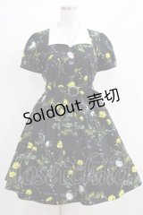MILK / ダンディライオンドレス  ブラックプリント H-25-03-21-004-ML-OP-KB-ZH
