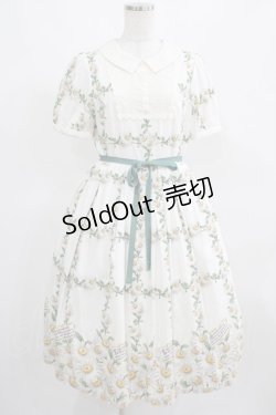 画像1: Emily Temple cute / Marguerite Gardenワンピース  アイボリー H-25-03-21-005-ET-OP-KB-ZH