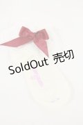 BABY,THE STARS SHINE BRIGHT / ハートレースクルー丈ソックス  オフ/レッド H-25-03-21-1040-BA-ZA-NS-ZH