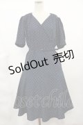 an another angelus / プリントカシュクールワンピース Free NAVY H-25-03-21-1012-CA-OP-NS-ZH