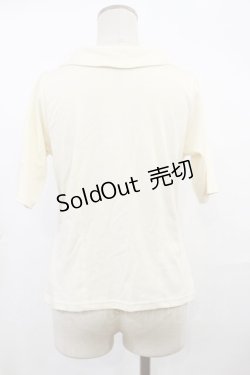 画像2: an another angelus / タイ付きカットトップス Free IVORY H-25-03-21-1032-CA-TO-NS-ZH