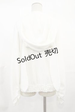 画像2: NO.S PROJECT / うさ耳ワッフルフードパーカー Free オフ H-25-03-21-1036-LO-TO-NS-ZH