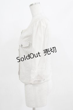 画像2: Ozz oneste / 刺繍ジャケット  グレージュ H-25-03-21-053-OO-JA-KB-ZH